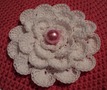 Цветочек, диаметр 8 см. Для шапочки