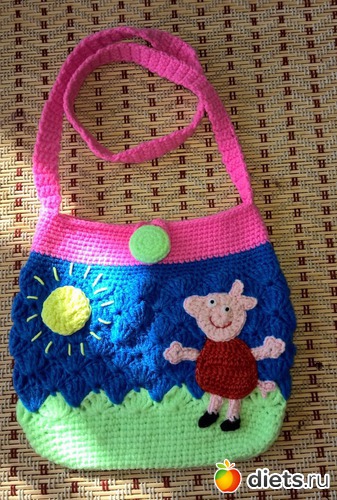 Детская сумочка, альбом: Мое хобби.Вязаные игрушки.