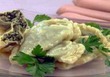 Вареники с творогом и шпинатом