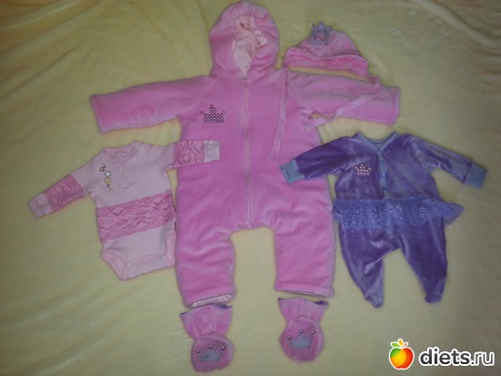 Комплект на выписку "Принцесса", альбом: Шью ( но я только учусь)....не судите строго....