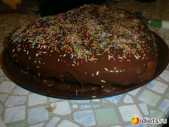 Кекс в креме "ганаш", альбом: Вкусняши:) высоко калорийный альбом.