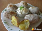 Печеная картошка.