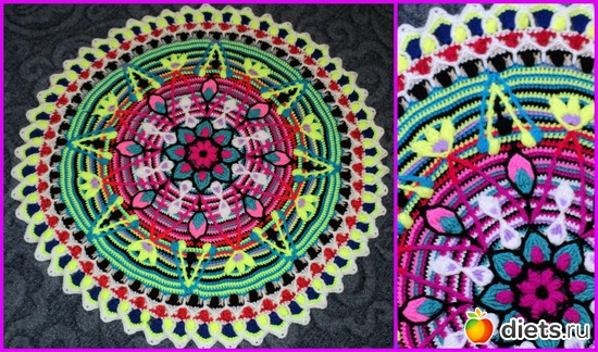 Коврик-мандала, альбом: Хобби и работа