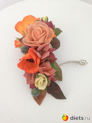 заколка автомат, альбом: Цветы