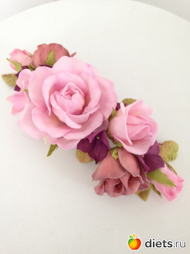 заколка-автомат, альбом: Цветы