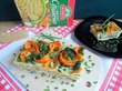 Пшённый тарт с овощами