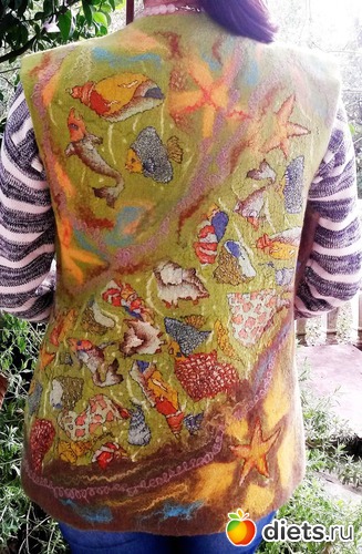 жилет "Подводный мир", альбом: Мои поделки