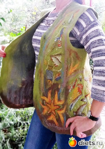 жилет "Подводный мир", альбом: Мои поделки