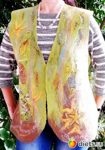 жилет "Подводный мир", альбом: Мои поделки