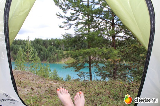 Лучший вид из палатки...