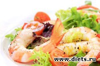 Салат с креветками рецепт - Салат из морепродуктов