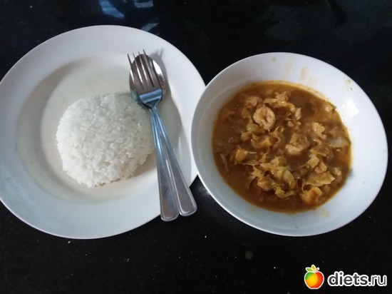 Амок с морепродуктами., альбом: еда разная