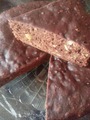 постная шоколадная коврижка с семечками и специями