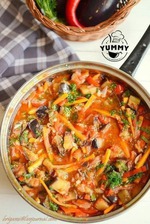 Соте из баклажанов