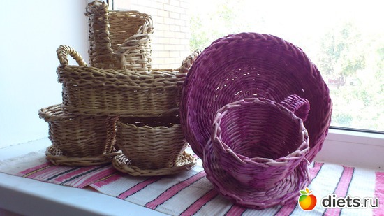 Плетение, альбом: Плетение из бумажной лозы