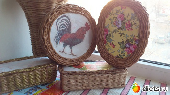 Плетение, альбом: Плетение из бумажной лозы