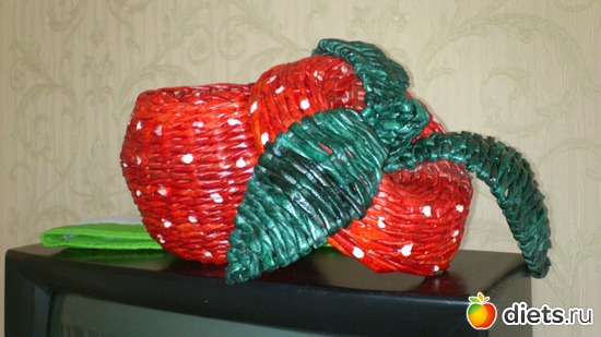 Плетение, альбом: Плетение из бумажной лозы