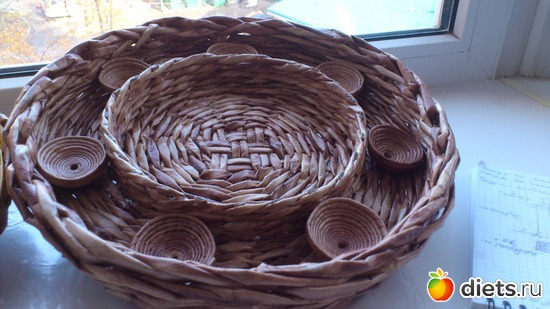 Плетение, альбом: Плетение из бумажной лозы