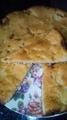 заливной пирог с рыбными консервами