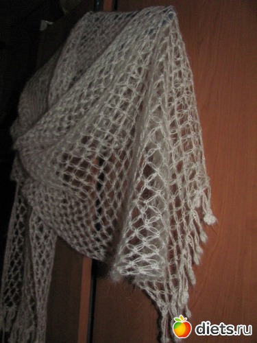 Шарф соломоновым узлом,, альбом: Мои вязалочки