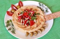 хумус с овощами