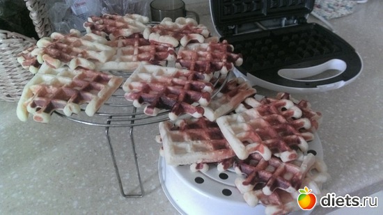 вафли банан, тврог, альбом: Рецепты