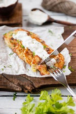 Кабачковые оладьи с грибами и сыром. Вкусная коллекция