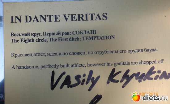 39 ����: ���������� ������� ������� In Dante Veritas.