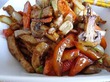 Куриное филе тушеное с овощами.