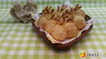 Печенье "Улитки" сырное с кунжутом.