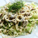 салат из куриных сердечек