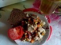 куриное филе с овощами