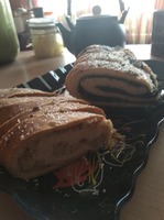 Вкусные и простые постные рулеты: сладкий и не сладкий. Тесто также отлично подходит для пиццы!