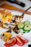 Запеканка из лаваша с фаршем, грибами и овощами. Вкусная коллекция