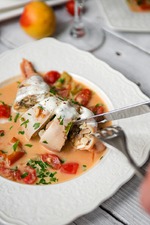 Фаршированный кальмар в сливочно-сырном соусе. Вкусная коллекция