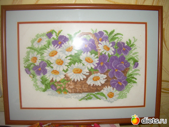 2 фото: моя любовь и слабость- вышивка