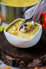 Согревающий сырный суп с шампиньонами. Вкусная коллекция