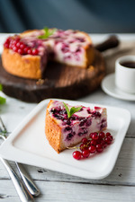 Творожный пирог с вишней. Вкусная коллекция
