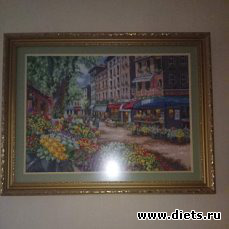 Цветочный рынок в Париже