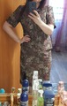 Джинсовый костюмчик, тоже сшитый на заказ