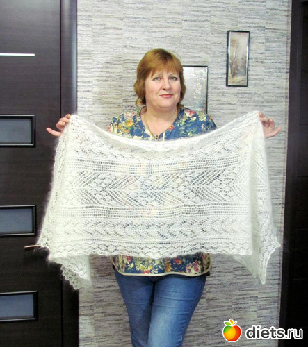 козий пух, альбом: пуховые ажурные платки и косынки