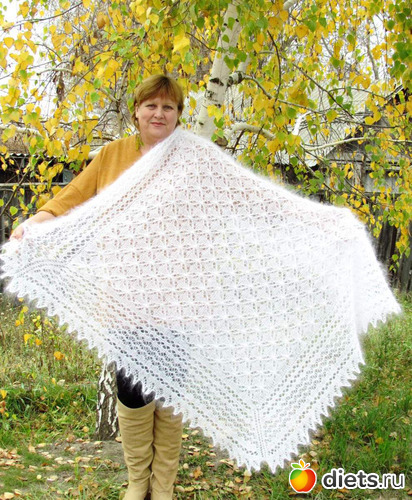 26 фото: пуховые ажурные платки и косынки