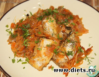 Рыба, запеченная в капусте