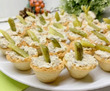 Очень вкусные тарталетки со шпротами