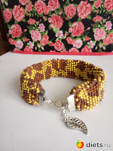 браслет из бисера, альбом: Мои украшения из бисера и бусин