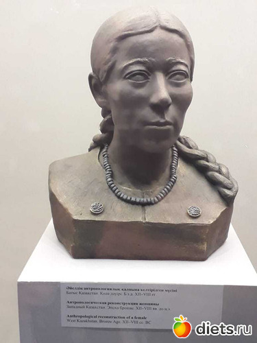 Тётенька, знающая себе цену. У неё вон и бусы есть!, альбом: Национальный музей РК