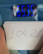 Недельный отчёт и минус 500 грамм