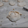 потом слепляю боковушечки и получается вот такой мант