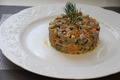 салат "Обжорка" с куриной печенью