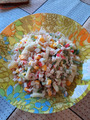 мой любимый салат с ананасами
